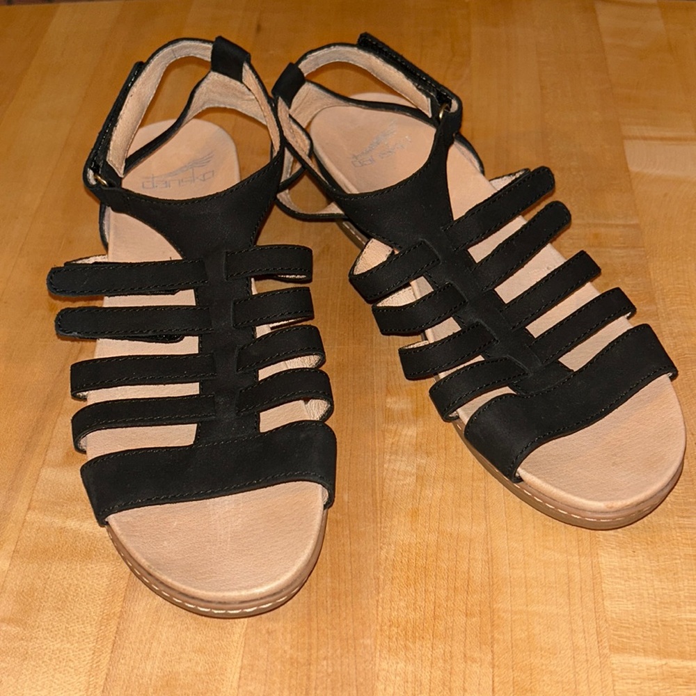 Dansko Sandals with Velcro Closures. Size 38